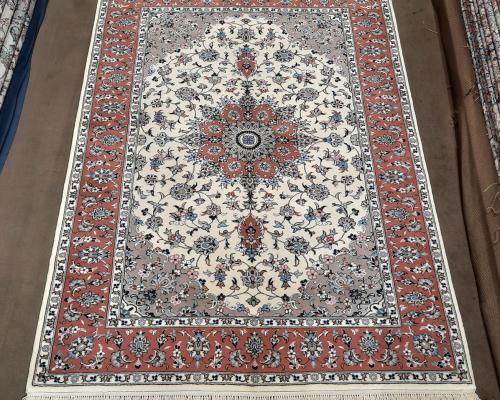 قالیچه تک اردکان زمینه کرم 
