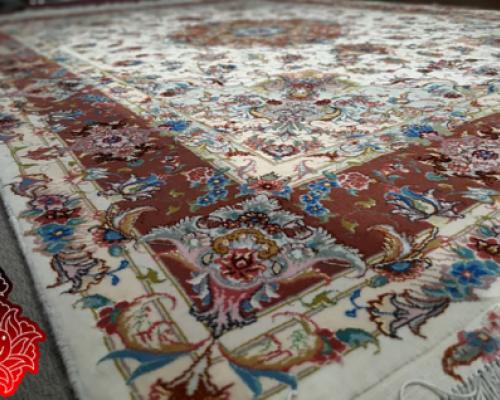 3 متری قالیچه تبریز علیا/کرک ابریشم