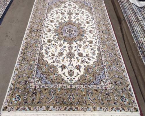 جفت قالیچه کرک کاشان نقشه تقدیسی