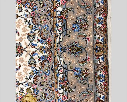فرش کرک کاشان ریسه ای