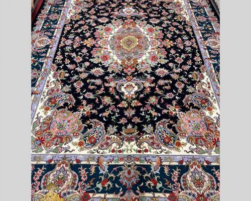 جفت ۹ متری کاشمر طرح خطیبی۴۰ رج گل ابریشم