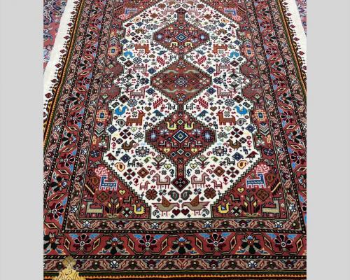 تک زرع ونیم کرک ۴۰رج زمینه کرم حاشیه آجری  