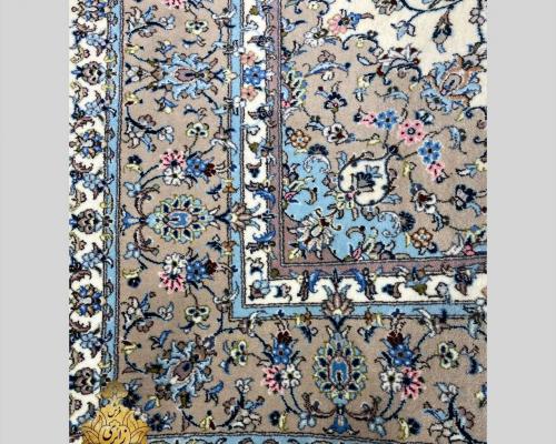 حاشیه فرش کاشان