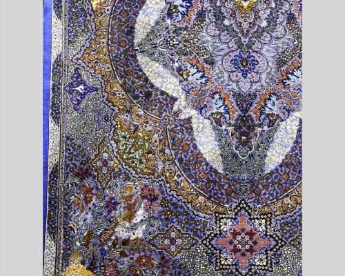 فرش دستباف تمام ابریشم