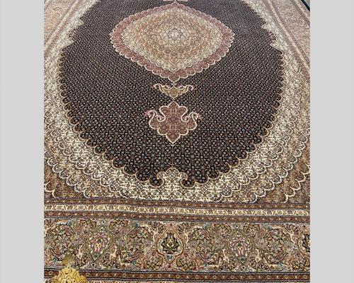 جفت۶متری ماهی ۵۰ رج ۱۵ متن زمینه سرمه ای حاشیه افسری